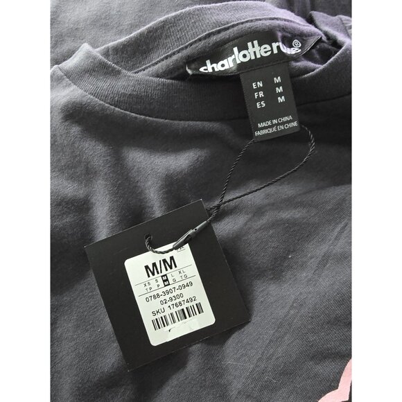 Charlotte Russe Normal is Boring oversized shirt In‎ Grey Size Medium - Picture 3 of 4